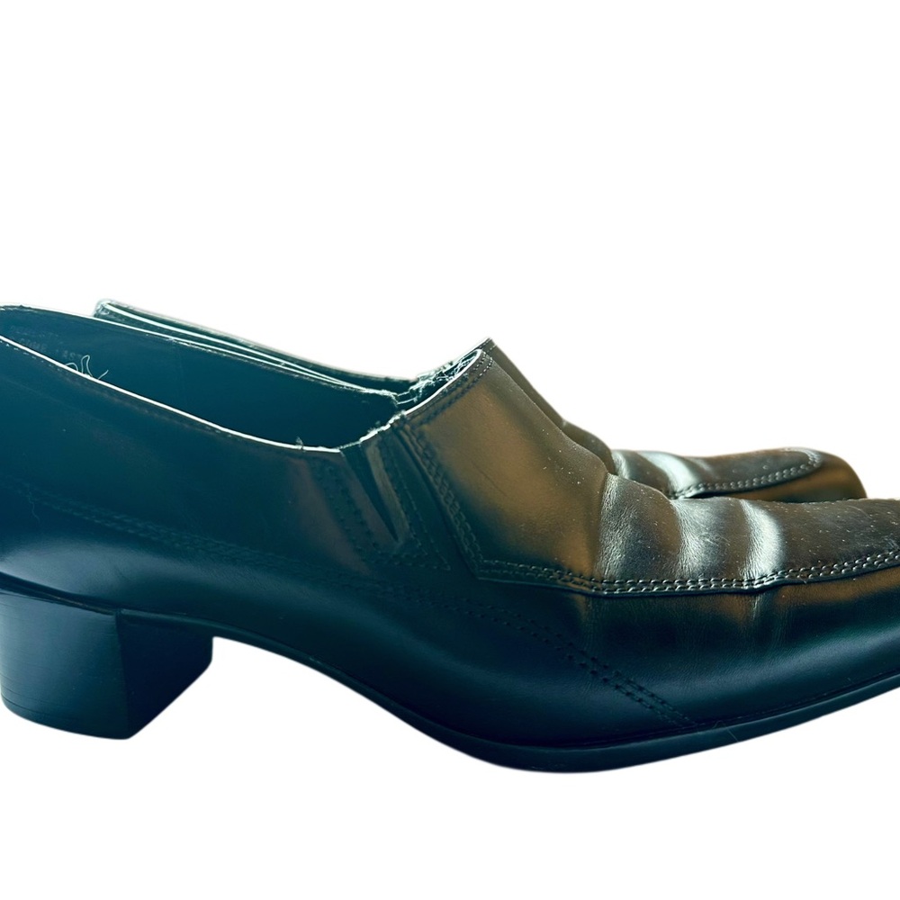 Munro American Vivian Women’s Black Leather Block… - image 3